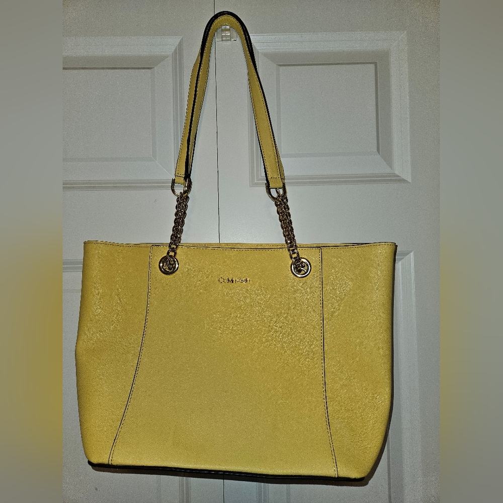 Michael Kors Yellow Tote Bag